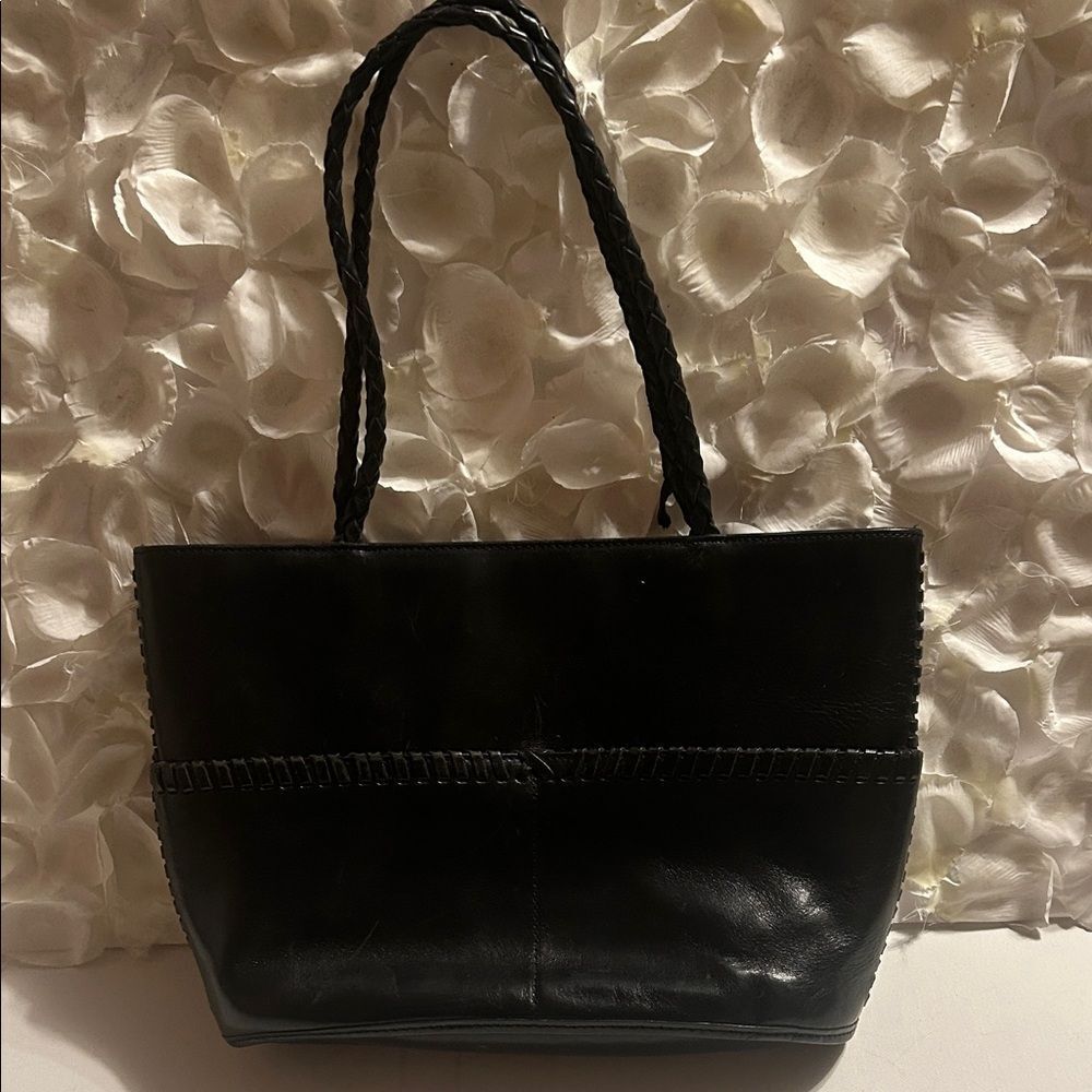 Kenneth Cole New York Black Leather Tote